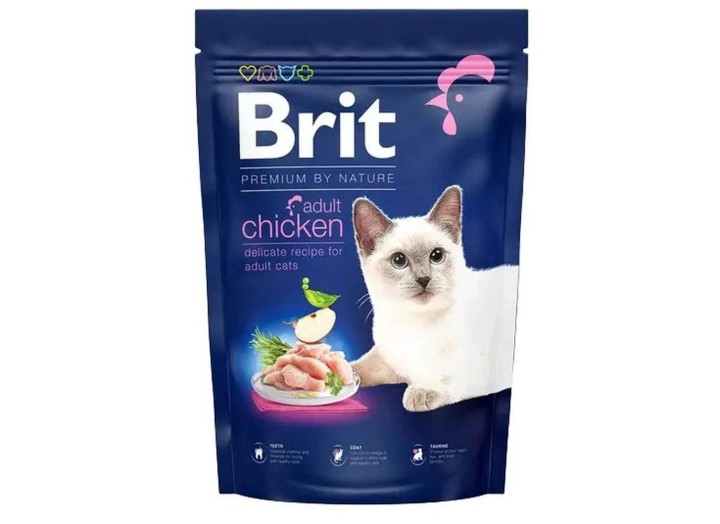 Brit Premium Adult Chicken для кошек с курицей 1.5 кг