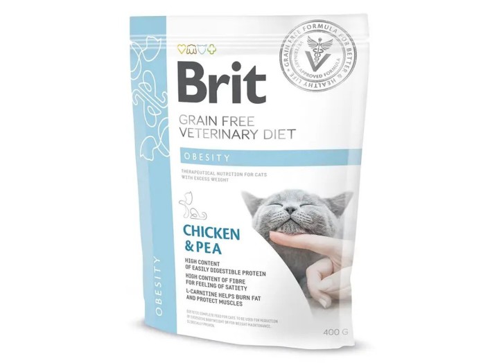 Brit VD Obesity Cat для кішок з куркою 400 г