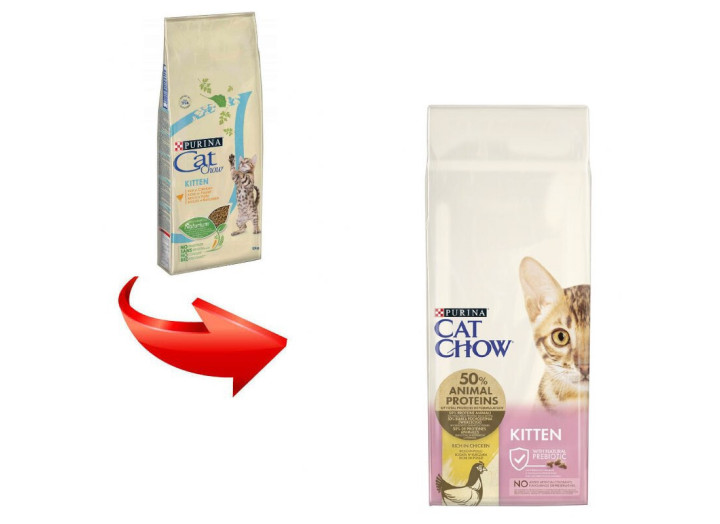 Cat Chow Kitten для кошенят з куркою 15 кг