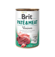 Brit Pate Meat Dog для собак паштет з олениною 400 г