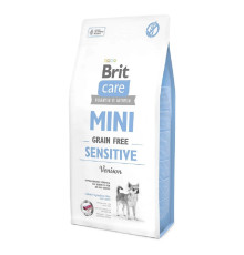 Brit Care Mini GF Sensitive для стерилизованных собак с олениной 2 кг