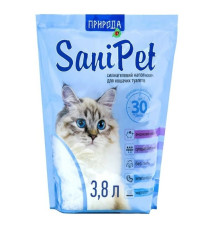 Наполнитель силикагелевый Sani Pet для кошачьего туалета 3.8 л