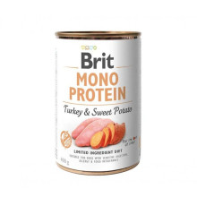 Brit Mono Protein Dog з індичкою та солодкою картоплею 400 г фото