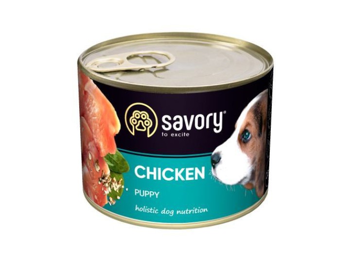 Savory Dog All breeds Puppy Chicken для щенків з курицею 200 г