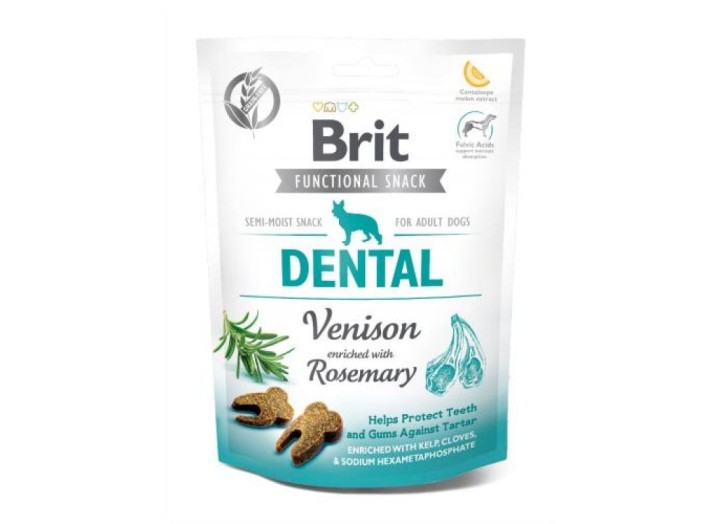 Лакомство Brit Care Dental для поддержания здоровья зубов у собак 150 г