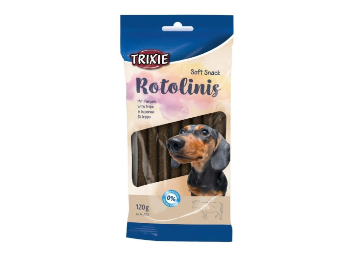 Лакомство для собак Trixie Rotolinis, рубец, 120 г (3155)