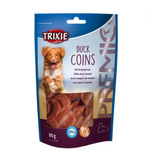 Лакомство для собак Trixie Premio Duck Coins, с уткой, 80 г (31587)