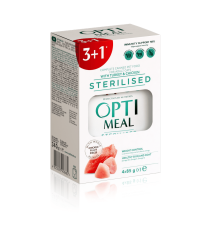 Optimeal Sterilised Turkey для стерилизованных кошек с индейкой набор (3+1) 340 г