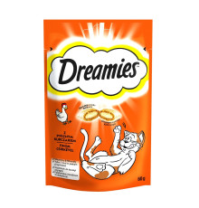 Ласощі Dreamies подушечки з куркою для котів 60 г