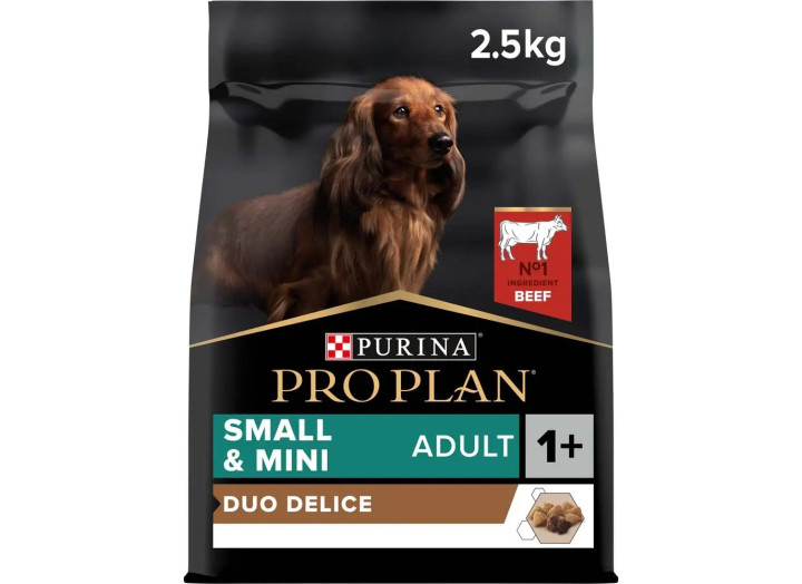 Purina Pro Plan Duo Adult Small & Mini Beef для собак дрібних порід з яловичиною 2.5 кг