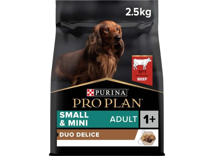 Purina Pro Plan Duo Delice Adult Small & Mini Beef для собак мелких пород с говядиной 2.5 кг