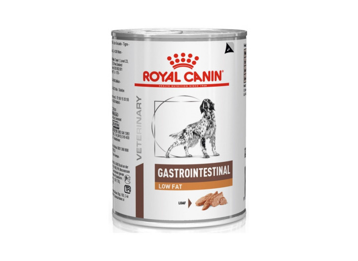 Royal Canin Gastrointestinal Low Fat Cans для собак при порушенні травлення 12х410 г