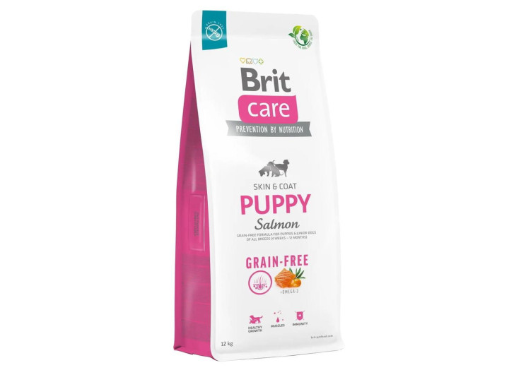 Brit Care Dog Grain-free Puppy для цуценят з лососем 1 кг