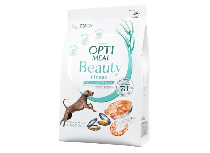 Optimeal Dog Beauty Fitness для собак поддержания здоровья суставов 10 кг