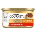 Gourmet Gold Шматочки для кішок з яловичиною в соусі 24x85 г