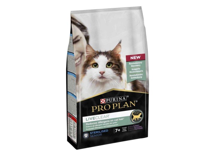 Purina Pro Plan LiveClear Sterilised Turkey для кішок стерилізованих з індичкою 1.4 кг