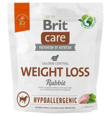 Brit Care Hypoallergenic Weight Loss Rabbit для собак із кроликом 1 кг фото