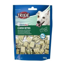 Лакомство для собак Trixie Denta Fun Chew Bites, с петрушкой и мятой, 150 г (31501)