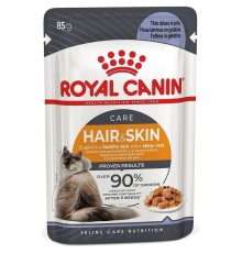 Royal Canin Hair & Skin Care wet in jelly в желе для кошек 12х85 г фото