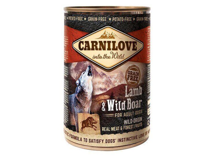 Влажный корм Carnilove Lamb Wild Boar для собак с ягненком и кабаном 400 г