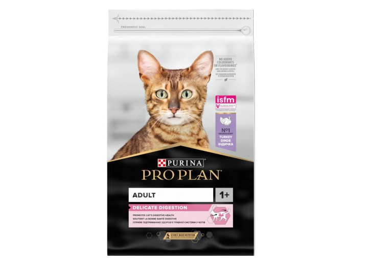 Purina Pro Plan Cat Adult Delicate Digestion Turkey для кошек c индейкой 10 кг