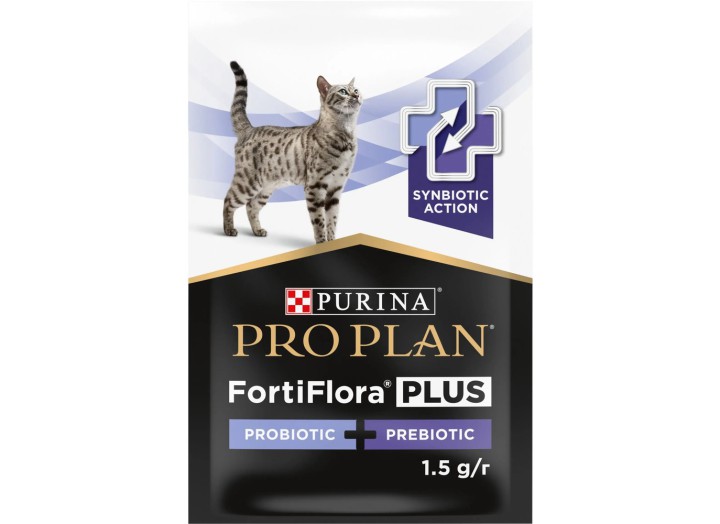 Purina Veterinary Diets FortiFlora Plus пробиотик с пребиотиком для кошек и котят 30х1г