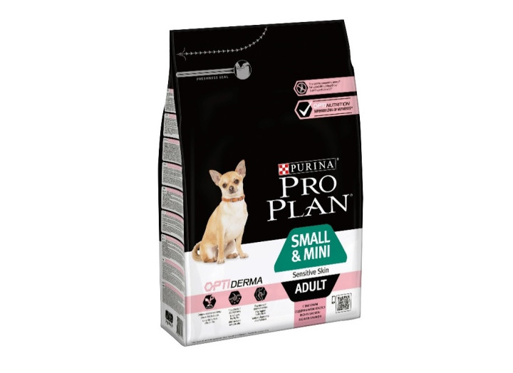 Purina Pro Plan Dog Adult Small & Mini Sensitive Skin для собак з лососем 7 кг