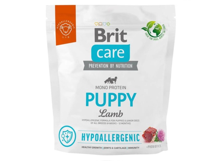 Brit Care Dog Hypoallergenic Puppy гіпоалергенний для цуценят з ягням 1 кг