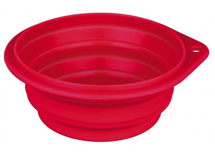 Миска Trixie Travel Bowl для собак дорожня, силікон, 1 л (25012)