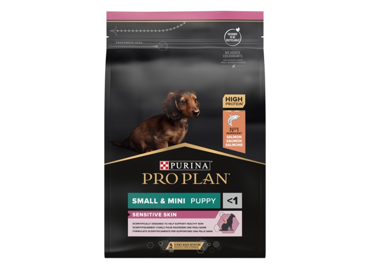 Purina Pro Plan Puppy Small & Mini Sensitive Skin Salmon для цуценят дрібних порід з лососем 3 кг