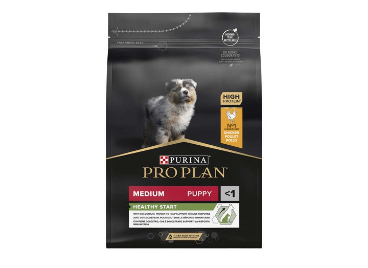 Purina Pro Plan Puppy Medium Healthy Start для щенков с курицей 3 кг