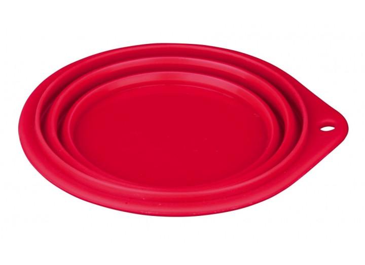 Миска Trixie Travel Bowl для собак дорожня, силікон, 0.25 л (25010)