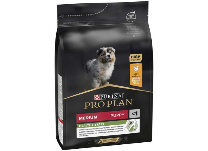 Purina Pro Plan Puppy Medium Healthy Start для щенков с курицей 3 кг