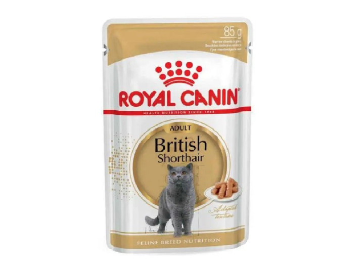 Royal Canin British Shorthair для котів породи британська короткошерста 12х85 г