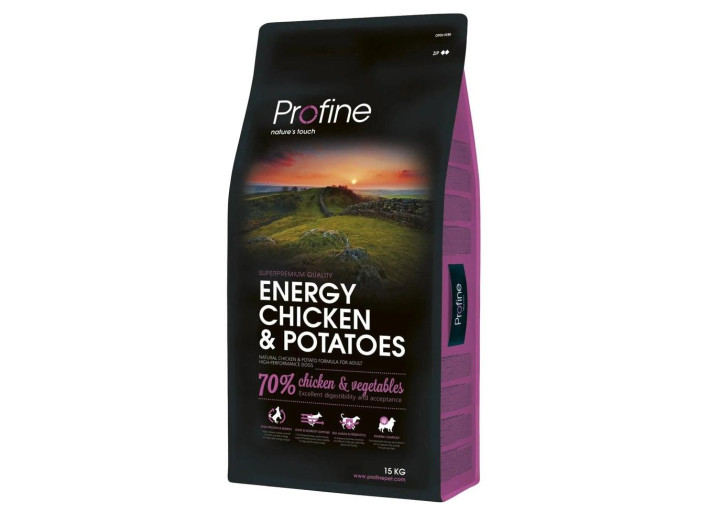 Profine Energy Chicken Potatoes для собак з куркою 15 кг