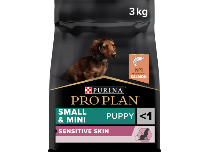 Purina Pro Plan Puppy Small & Mini Sensitive Skin Salmon для цуценят дрібних порід з лососем 3 кг