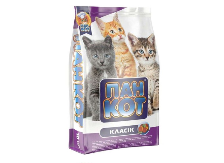 Пан Кот Классик для котят 10 кг