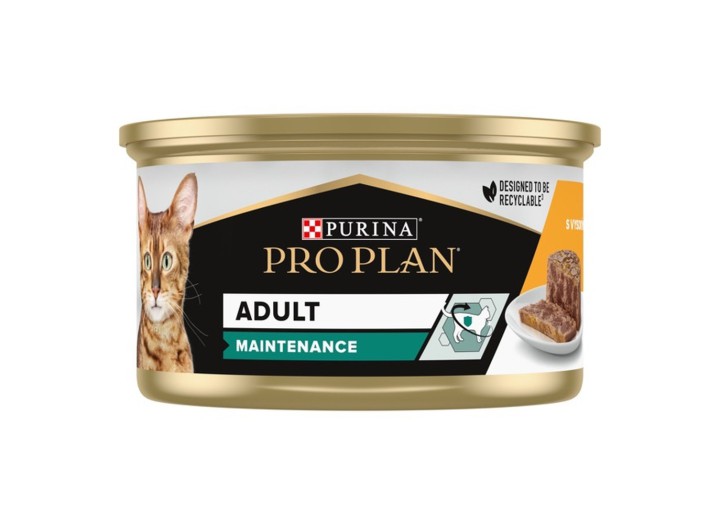 Purina Pro Plan Adult Maintenance кусочки в паштете с курицей для взрослых кошек 85 г