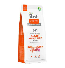 Brit Care Medium Hypoallergenic Breed Lamb для собак з ягням 12 кг