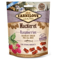 Ласощі для собак Carnilove Dog Crunchy Snack, скумбрія та малина 200 (100409/8875)