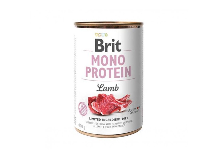 Влажный корм Brit Mono Protein Dog Lamb для собак с ягненком 400 г