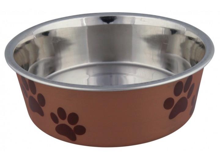 Миска Trixie Stainless Steel Bowl для собак, нержавеющая сталь, 0.4 л (25242)