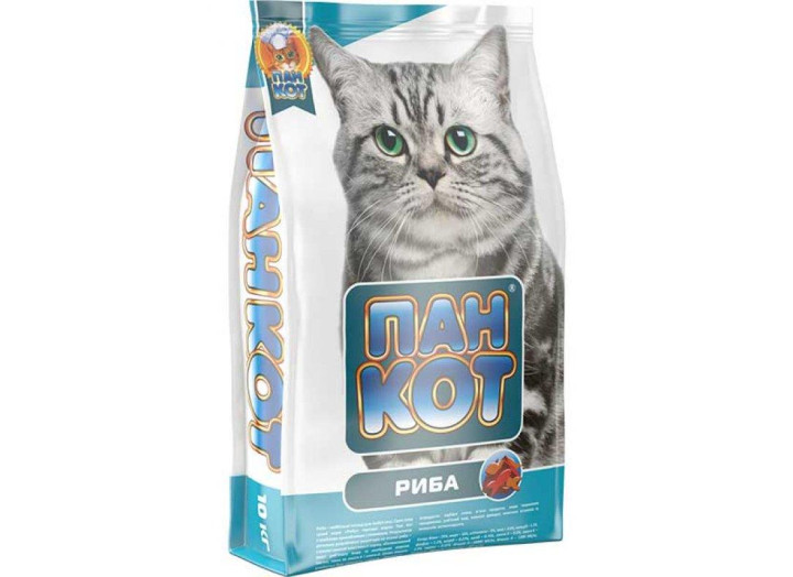 Пан Кіт для кішок з рибою 10 кг