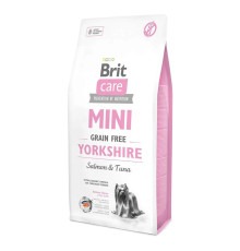 Brit Care Mini GF Yorkshire для собак з лососем та тунцем 7 кг фото