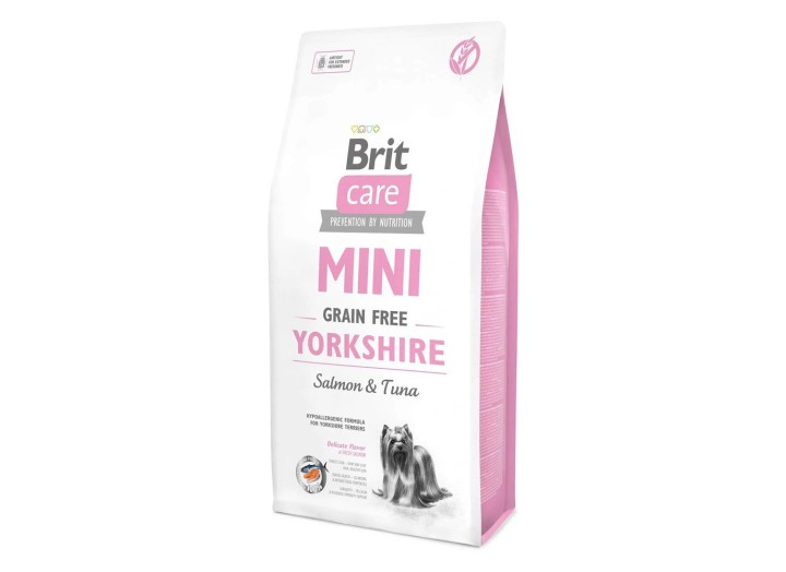 Brit Care Grain Free Yorkshire для собак с лососем и тунцом 7 кг