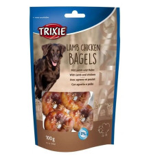 Лакомство для собак Trixie Premio Lamb Chicken Bagles, с курицей и ягненком, 100 г (31707)
