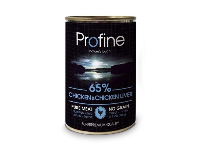 Profine Chicken liver для собак, курка та печінка 400 г