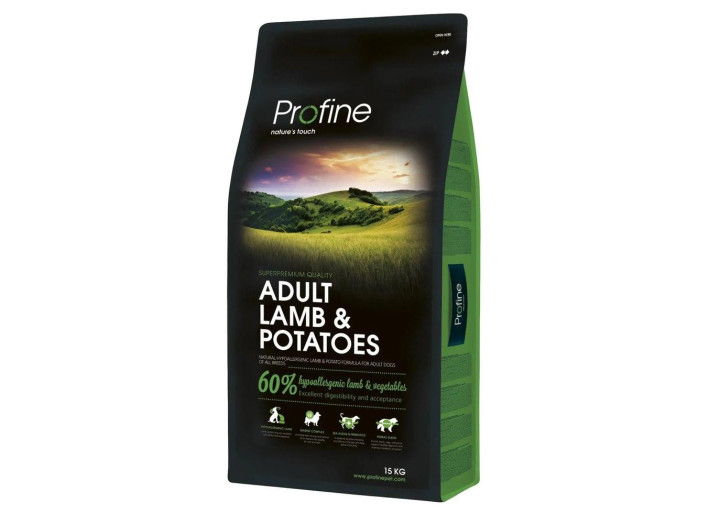 Profine Adult Lamb для собак усіх порід з ягням 15 кг