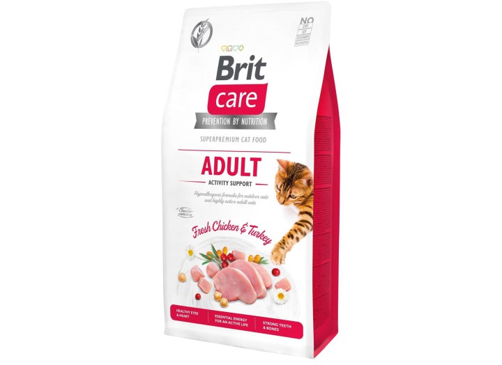 Brit Care GF Activity Support для котів з куркою 7 кг