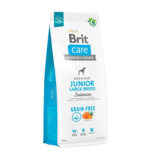 Brit Care GF Junior Large Breed Salmon та Potato для цуценят з лососем 12 кг